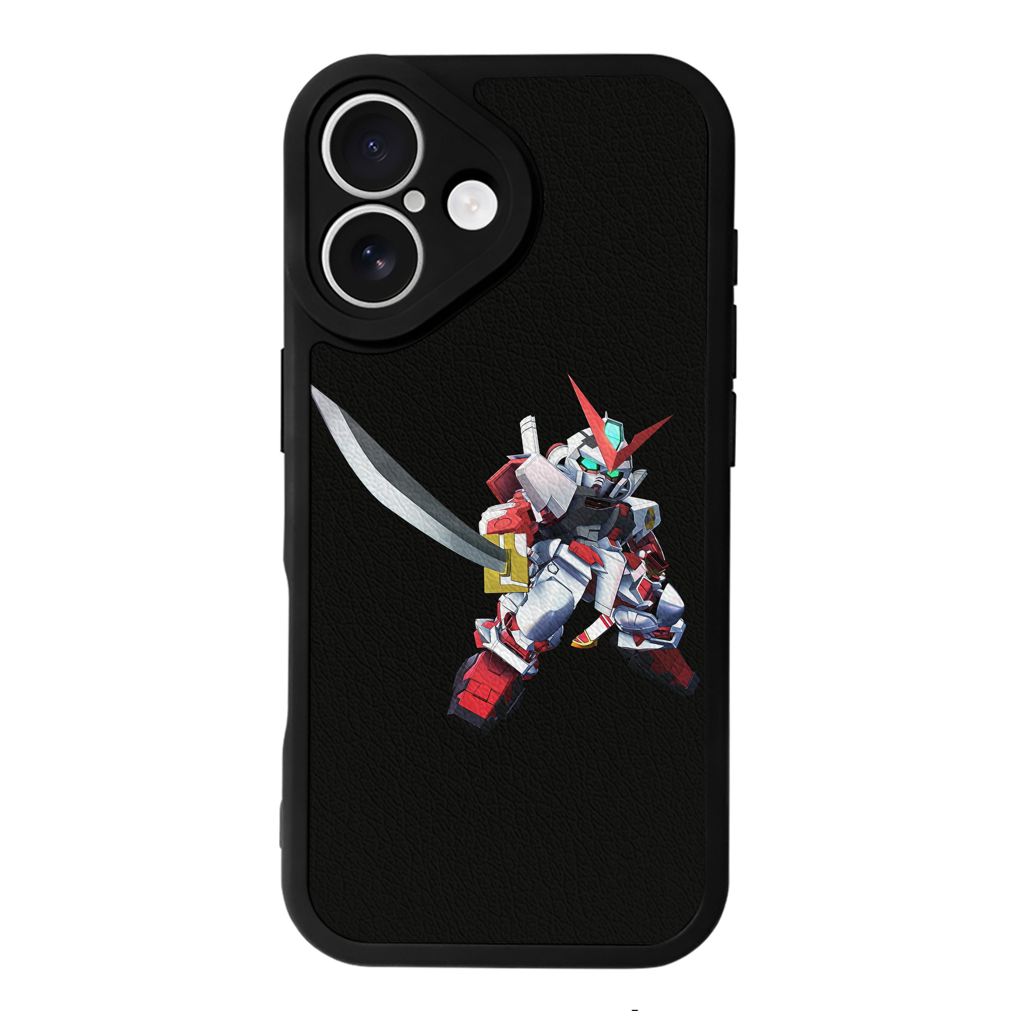 （画像用） 機動戦士ガンダム Mobile Suit Gundam 【iPhone 16シリーズ対応】シリコンスマホケース（レザー調） 材質：シリコン